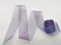 Panglică organza violet,  4 cm x 10 metri, pentru aranjamente, ambalare, decoruri tematice