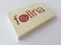 Racletă din lână, Folina, pentru aplicare autocolant şi stickere, 10 x 7 cm