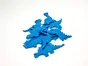 Set 10 decorațiuni creative din fetru albastru cu dinozauri pentru activități craft, Folina, pâslă cu grosime de 3 mm, diverse culori