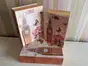 Set 3 cutii decorative tip carte, Folina, model Postcard
