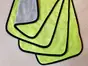 Set 4 lavete microfibră pentru praf, Folina, verde lime, 30x60 cm