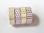 Set 4 role Washi tape, Folina, benzi autoadezive decorative cu buline colorate
