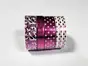 Set 4 role washi tape, benzi autoadezive decorative magenta metalic