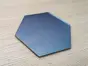 Set 10 stickere oglindă Hexagon, decoraţiune din oglindă acrilică fumurie, 10x12 cm