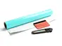 Set autocolant mobilă bleu pastel lucios 1 x 5 m cu racletă cu pâslă și cutter