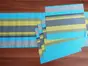 Set Napron şi 4 Placemats albastre