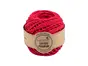 Sfoară bumbac roşie, Maccaroni Cotton Premium, fir de 2mm grosime, 100gr