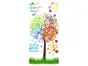 Sticker grădiniţă Copacul anotimpurilor, Folina, multicolor, planșă mare de 200x95 cm, racletă de aplicare inclusă