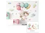 Sticker cameră bebe, Micul unicorn, decor perete şi mobilă, 60x40cm