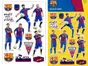 Sticker fotbalişti FC Barcelona, Imagicom, autoadeziv