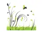Sticker geam Breeze, Folina, autoadeziv, verde