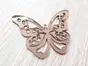 Set 3 stickere oglindă Fluture, Folina, decorațiune din oglinda acrilica bronz, 12x9 cm