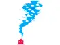 Sticker 3D Blue Sky