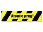 Sticker antiderapant podea „Atenție la prag” 100×30 cm – autocolant avertizare și marcaj podea