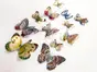 Stickere 3D Fluturi Silvia - set 12 bucăţi