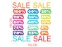 Set Stickere Discount, multicolor