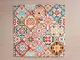 Set 6 stickere faianţă Sole, Folina, model patchwork colorat, 20x20 cm