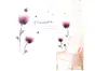 Stickere flori, Folina, decor violet