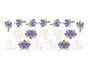 Set 18 stickere decorative Lavandă, pentru faianță, mobilă și proiecte DIY