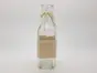 Sticluţă decorativă, Folina, cu aplicaţie sfoară albă, 15 cm înălţime