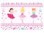 Suport farfurie Mariella roz, d-c-fix, din PVC, pentru copii, 44 x 29 cm