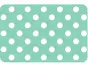 Suport farfurie masă Venito, d-c-fix, verde mint cu buline, 29x44 cm