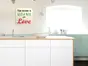Tablou mesaj Kitchen, Folina, decorațiune cu text, dimensiune tablou 30x30 cm