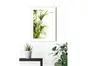 Tablou cu plante verzi Reer Leaves, Komar Art Poster, in rama alba, 40x50 cm