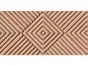 Tapet 3D romburi maro teracotă, Marburg Kyoto 34483, vlies, rolă de 0.53x10 metri
