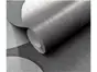 Tapet argintiu cu efect metalic și forme abstracte, Erismann Elysium 1042329, rolă de 0.53x10 metri