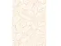 Tapet alb cu model frunze, aspect sidefat, Grandeco JF3903