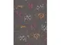 Tapet floral, Erismann, gri închis, Profi Selection 542504