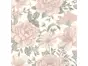 Tapet floral roz pastel, Rasch 252439