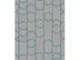 Tapet modern gri, Ugepa, model geometric albastru, Galactik M24009