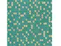 Tapet modern verde turcoaz cu buline aurii, Aurum 57503