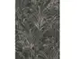 Tapet negru cu frunze bej, Grandeco A51403