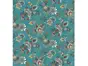 Tapet turcoaz cu model floral, Rasch 466713