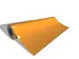 Autocolant Oracal 651G Intermediate Cal, aspect lucios, portocaliu, Pastel Orange 035, lățime 100 cm