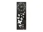 Ceas perete, Folina, model fluturi Felicity negru, dimensiune ceas 60x20 cm