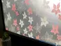 Folie geam autoadezivă Lola, Folina, imprimeu floral, multicolor, lățime 90 cm