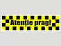 Sticker podea Atenţie la prag, Folina, 50x13 cm - set 2 stickere