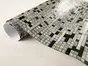 Autocolant decorativ Folina,  model tastatură, 100 cm lățime