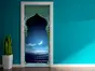 Autocolant uşă Arabic Night, Folina, model multicolor, dimensiune autocolant 92x205 cm