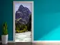 Autocolant uşă Peisaj de munte 3, Folina, model cu peisaj, dimensiune autocolant 92x205 cm