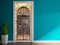 Autocolant uşă Vintage Door, Folina, model cu peisaj, dimensiune autocolant 92x205 cm