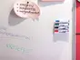 Autocolant whiteboard magnetic alb, Aslan, folie autocolantă pe care se scrie cu marker semipermanent, 100 cm lățime
