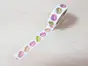 Bandă adezivă Washi Tape Macarons, Folina, model multicolor, dimensiune bandă 15 mm lăţime x 10 m lungime