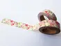 Bandă adezivă Washi Tape Trandafiri, Folina, model floral, rolă bandă adezivă 15 mmx10 m