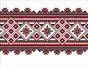 Set 5 borduri decorative autoadezive, Folina, cu motive tradiţionale româneşti, 10x100 cm