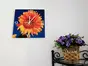 Ceas perete, Folina, model Floarea soarelui, 30x30 cm